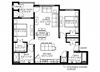 East Range Crossings_2 Bedroom Floor Plan